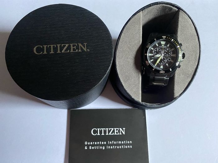Citizen eco drive watch solar power brand new with 6 years warranty