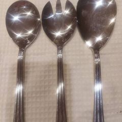Stamped Silver ServingSpoons