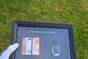 Gift 3D money frame art decor