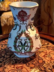 Antique Ashworth ironstone vase