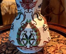 Antique Ashworth ironstone vase