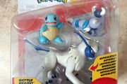 Pokemon Battle Figure Set 2025 Squirtle + Absol + Skorupi - PKW4096 Jazwares New