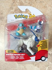 Pokemon Battle Figure Set 2025 Squirtle + Absol + Skorupi - PKW4096 Jazwares New