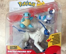 Pokemon Battle Figure Set 2025 Squirtle + Absol + Skorupi - PKW4096 Jazwares New