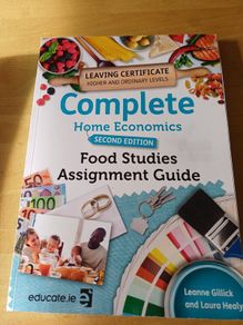 Home Economics Leaving Cert, food studies assignement guide
