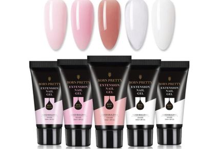 UV/LED 5pcs Builder Gel Nail Extension Poly Gel 30ml