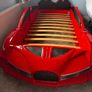 Kids Bugatti Chiron Style Race Car Bed  Red Image 4