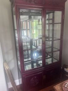 Rosewood Display Cabinet