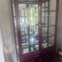 Rosewood Display Cabinet