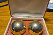Vintage Big Golden Tone Earrings