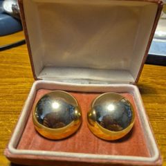 Vintage Big Golden Tone Earrings