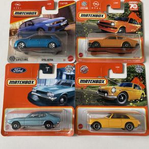 Opel Astra, Ford Capri, MGB GT - Matchbox Cars