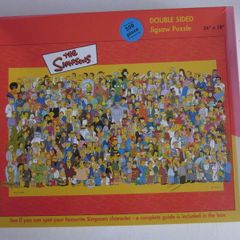 The Simpsons 550 Piece  Double Sided Jigsaw Puzzle