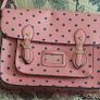Leather LYDC Large Polka Dot Satchel Image 2