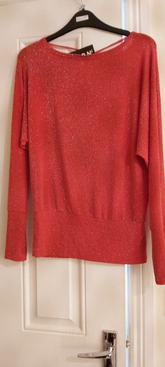 Ladies red dressy  top