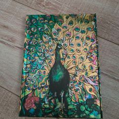 Decorative Peacock Journal - Hardcover with Magnetic Clasp
