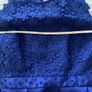 Royal Blue Confirmation Dress / Girls Occasion Dress & Free Blue Ribbon Laces Image 9