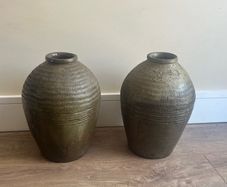 Antique Terracotta Olive Pots