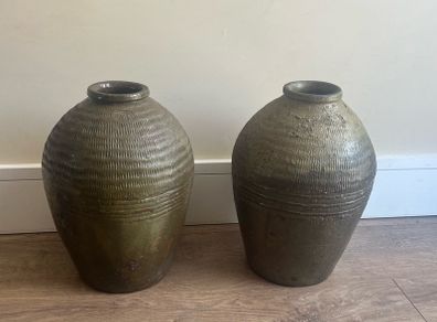 Antique Terracotta Olive Pots