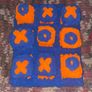 Chunky Knit Tic Tac Toe Game | Sensory Play Mat, Kids Gift | Handmade Soft Play Image 4