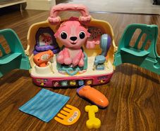 VTech - puppy carrier with accessories,