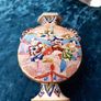 Japanese  mini vase ceramic clay  vase decor vintage old Chinese Image 3