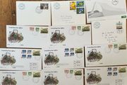First day issue stamps in mint condition. 15 euros each
