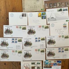 First day issue stamps in mint condition. 15 euros each