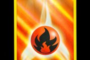 Fire Energy Reverse Holo B&amp;W Black and White Pokemon Card 2013