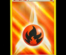 Fire Energy Reverse Holo B&W Black and White Pokemon Card 2013