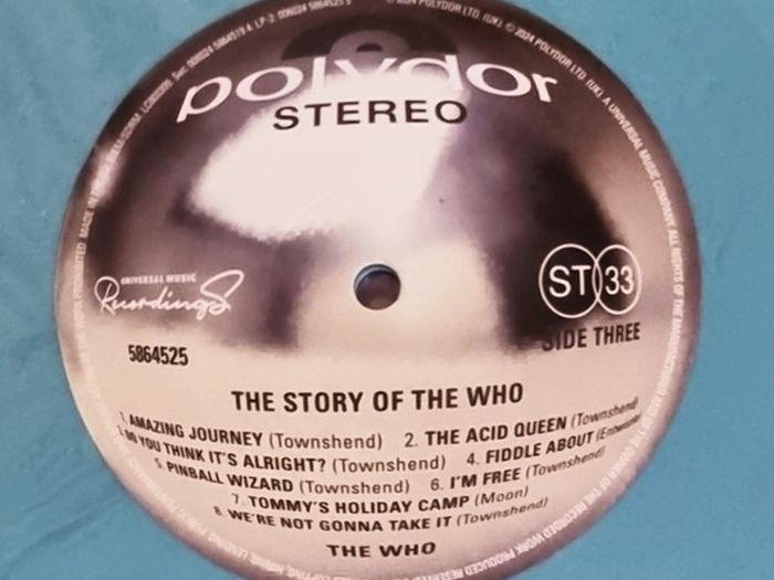 The Who - The Story Of The Who Record Store Day Reissue Coloured Vinyl 2 x LP