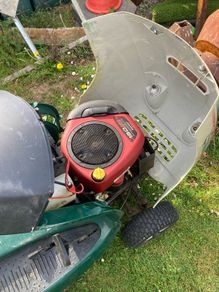 ride-on lawnmower