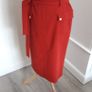 Next Tailoring Brick/Rust Coloured Skirt 12 Image 4