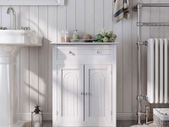 Bathroom Cabinet white with Drawer and doors FREE DELIVERY