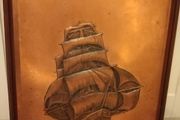Antique Copper Ship