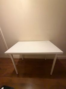 white desk