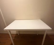 white desk