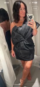 bow mini dress