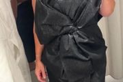 bow mini dress