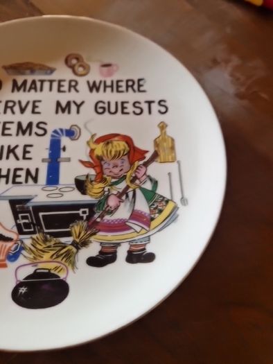 vintage plate