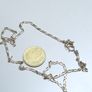 Vintage Hallmarked 9ct Solid Gold Fancy Link Chain Necklace 48cm Image 3
