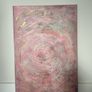 Pink and gray abstract painting Image 2