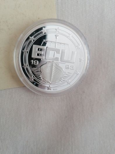1993 Denmark Silver Proof ECU Coin