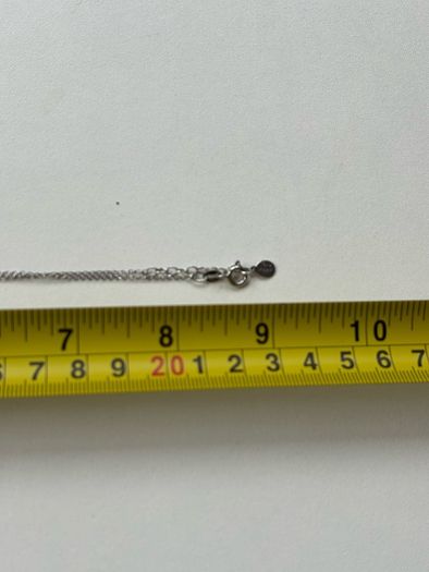Sterling Silver Necklace with Double Butterfly Pendant