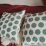 Cushions  4 large featherfilled. Zipper outers Image 2