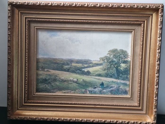 G.Turner "The Shepherd's Rest" Art Print Painting