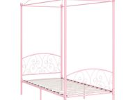 main image for ad Canopy Bed Frame Pink Metal 90x200 cm