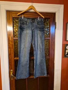 Shine Boot Cut denim.