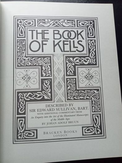 FREE POST : Book of Kells - Sir Edward Sullivan