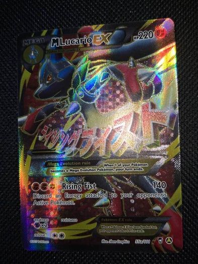 Pokemon Card : Mega Lucario ex 55a